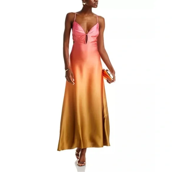 green emerald velvet dress Bardot Maxi Dress main image 1